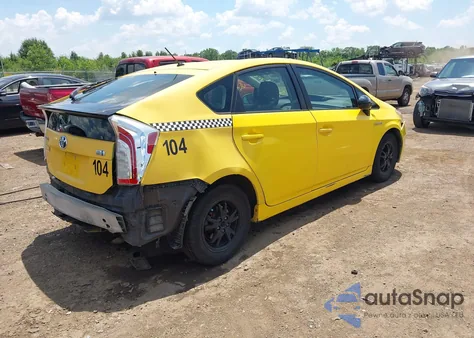 2013 Toyota Prius Two из США, поврежденный, VIN JTDKN3DU0D5575913